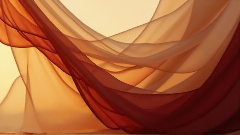 Layered burgundy and cream silk fabrics in warm light, the cuckolding spectrum from fantasy to lifestyle